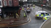 - İngiltere'de polise “molotof kokteyli” saldırı