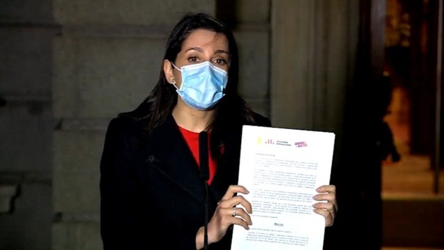 Arrimadas valora el apoyo del PSOE a la mesa de chantaje de ERC