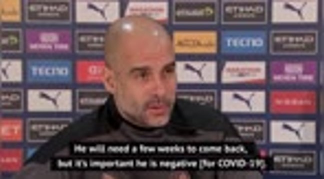 Aguero 'weeks away' from Manchester City return - Guardiola