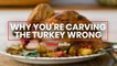 Please don't carve the turkey on the dinner table