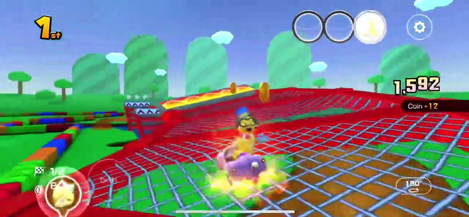 Mario Kart Tour - SNES Donut Plains 2T Gameplay