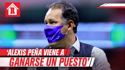 Juan Reynoso: "Alexis Peña no siempre ha tomado las mejores decisiones. Viene a pelear un puesto"