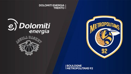 Dolomiti Energia Trento - Boulogne Metropolitans 92 Highlights | 7DAYS EuroCup, T16 Round 4