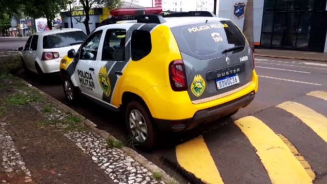 PM apreende carro com contrabando em Nova Aurora; preso foi trazido a PF em Cascavel