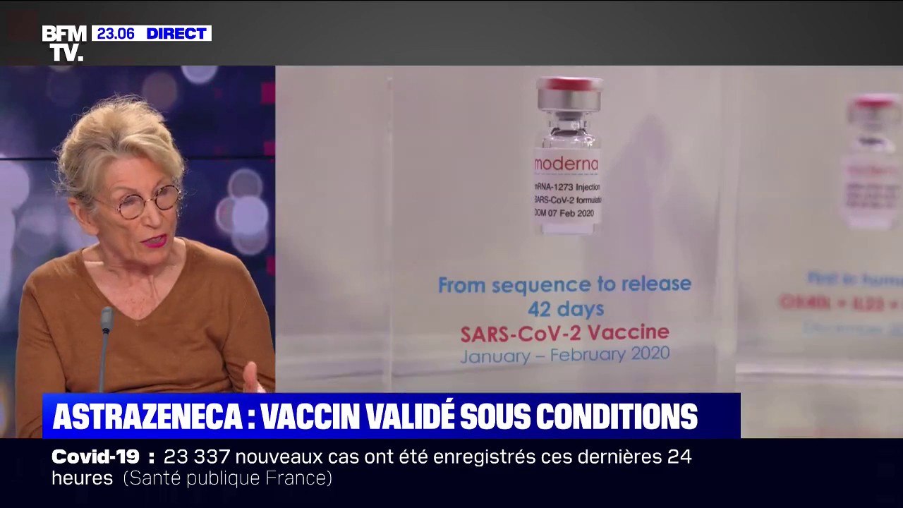 Selon la Pr Bouvet, le vaccin d'AstraZeneca "permettra de vacciner 5 millions de personnes en février, mars et avril"