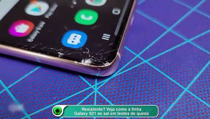 Resistente? Veja como a linha Galaxy S21 se sai em testes de queda