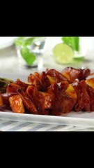 Brochetas Hawaianas con Jamón de Pavo