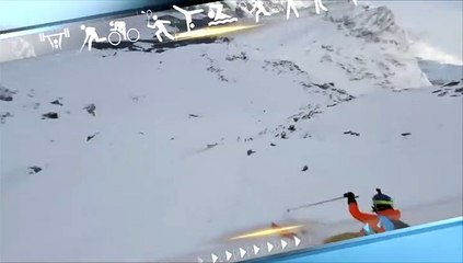 [스포츠영상] 스위스에서 펼쳐진 프리라이드 스키대회