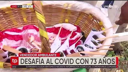 Con 73 años, ‘Don Virulito’ desafía todos los días a la pandemia para llevar el sustento para su hogar
