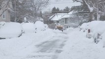 Northern New Jersey residents cleaning up after heavy snowfall