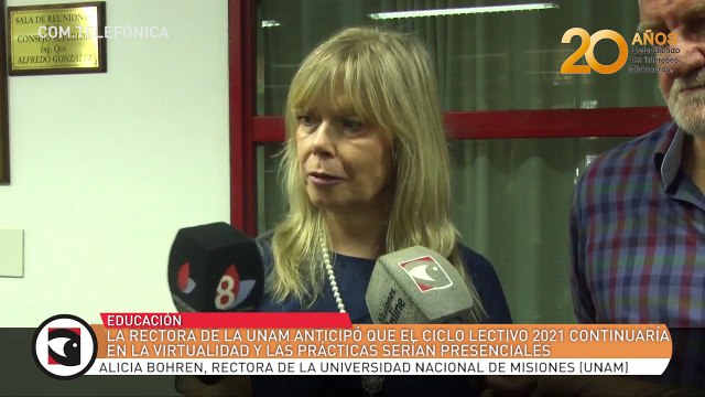 La rectora de la UNaM anticipó que el ciclo lectivo 2021 continuaría en la virtualidad y las prácticas serían presenciales