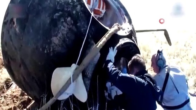 Uluslararası Uzay İstasyonu'ndan 2 astronot ve 1 kozmonot dünyaya geri döndü