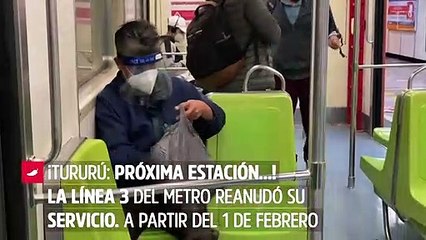 Reinician operaciones en la Línea 3 del STC Metro  | CHILANGO