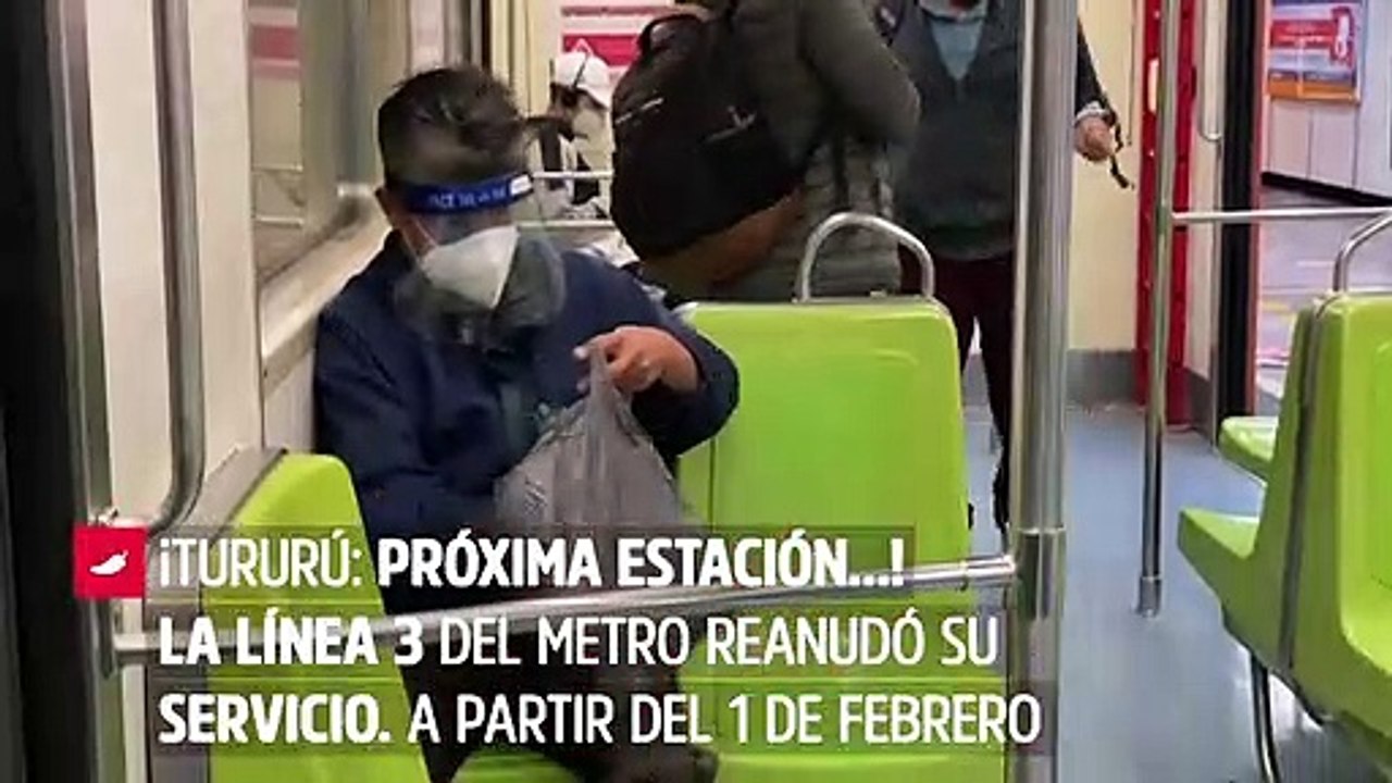 Reinician operaciones en la Línea 3 del STC Metro  | CHILANGO