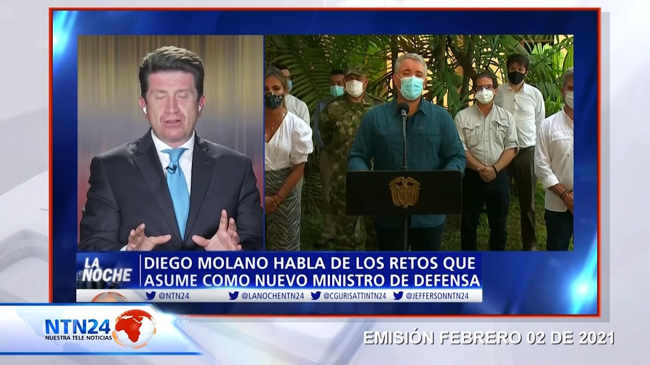 A finales de marzo esperamos iniciar la aspersión”: Ministro de Defensa de Colombia, Diego Molano, en ‘La Noche’