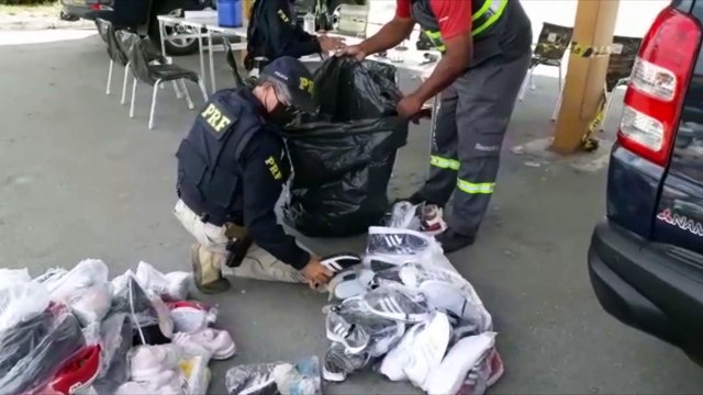CARGA DE 203 PARES DE TÊNIS FALSIFICADOS É APREENDIDA EM SÃO CAETANO