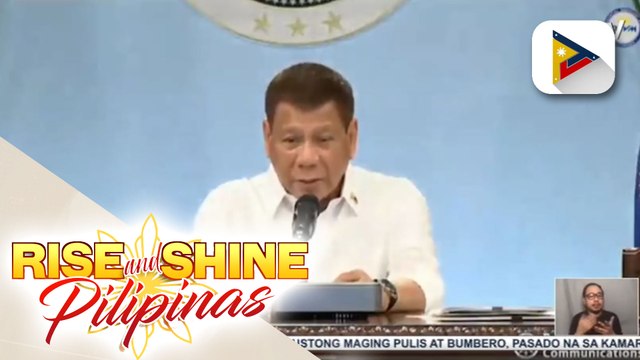 Pangulong #Duterte, binuweltahan ang EU sa pagho-hoard ng bakuna kontra COVID-19