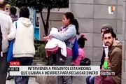 Surco: capturan a presuntos estafadores que utilizaban a menores