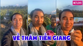 Về thăm quê Kiên Giang, Quyền Linh khoe vườn Thanh Long đầy trái