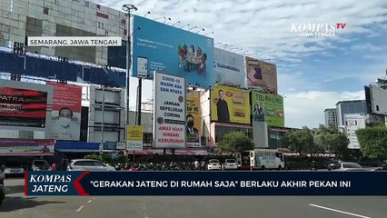 Gerakan Jateng di Rumah Saja Berlaku Akhir Pekan Ini