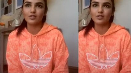 Bigg Boss 14; Jasmin Bhasin ने लाइव आकर दिया अपने फैंस को ये मैसेज | FilmiBeat