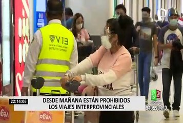 Cuarentena: solo hasta hoy se podrá viajar a regiones declaradas en alerta extrema