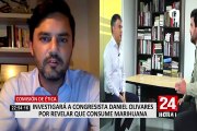 Daniel Olivares: Ética abre indagación preliminar por contar que consume marihuana