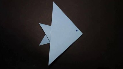 Easy Origami Angelfish | Paper Angelfish Making | Paper Fish Craft | How to Make Origami Fish with Paper