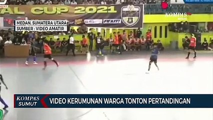 Video Kerumunan Warga Nonton Pertandingan Viral