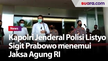 Video herunterladen: Kapolri Jenderal Polisi Listyo Sigit Prabowo menemui Jaksa Agung RI ST Burhanuddin, Ini yang Dibahas