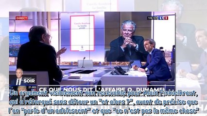 David Pujadas désemparé face aux propos d'Alain Finkielkraut - il rappelle une évidence