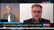 Solar power users asked to pay Eskom