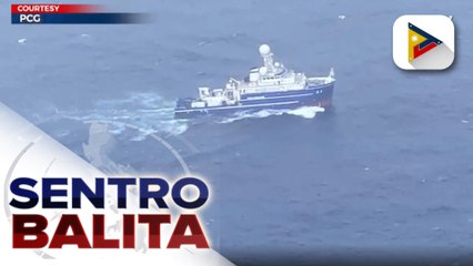 Chinese vessel na namataan sa Bato, Catanduanes, nakaalis na sa teritoryo ng bansa ayon sa PCG