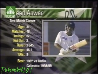 Saeed Anwar Magnificent 123 Runs vs Sri Lanka in 2000