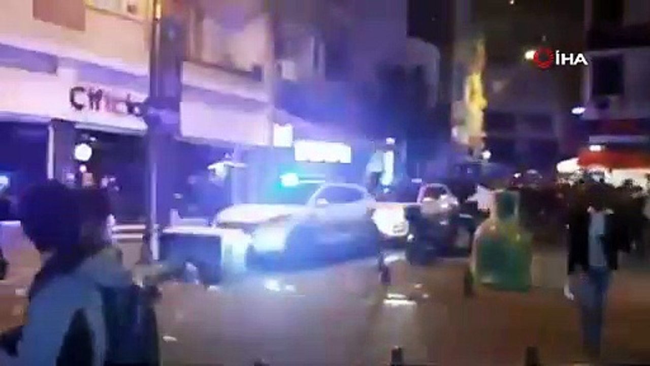 Kadıköy'deki gösterilerde 2 vatandaş göstericiler tarafından darbedildi