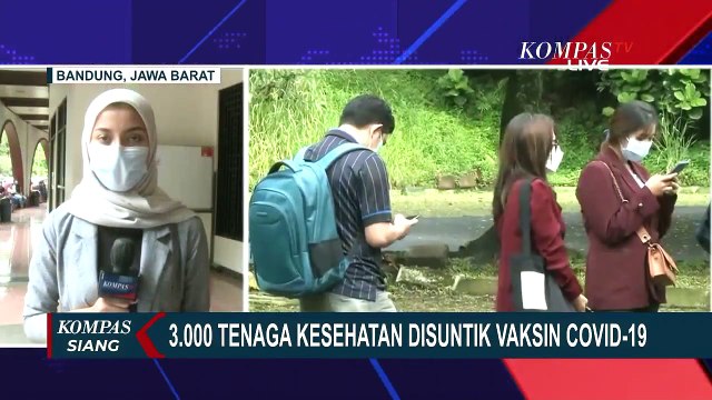 3.000 Tenaga Kesehatan Disuntik Vaksin Covid-19