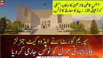 Justice Isa case: SC issues notice to the Advocate Generals and the Attorney General