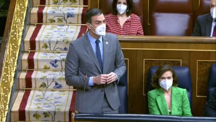 Sánchez al ultraderechista Abascal: "Usted demuestra más responsabilidad de país y sentido de Estado que el líder de la oposición"
