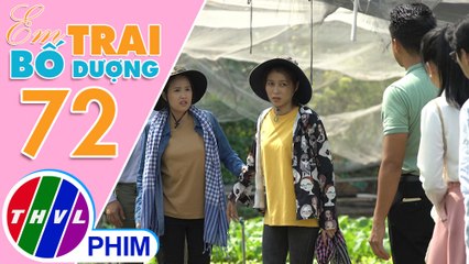 Em trai bố dượng - Tập 72[2]: Mọi người sững sờ khi gặp Ngân ở vườn rau