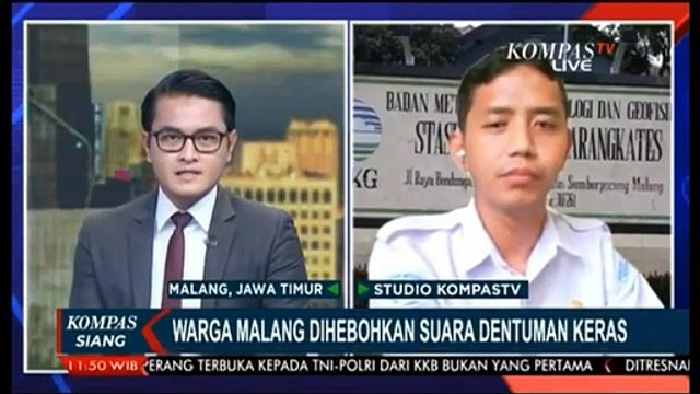 BMKG: Dentuman Bukan dari Gempa Atau Petir