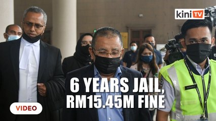 Guilty_ Six years jail, RM15.45m fine for Isa Samad