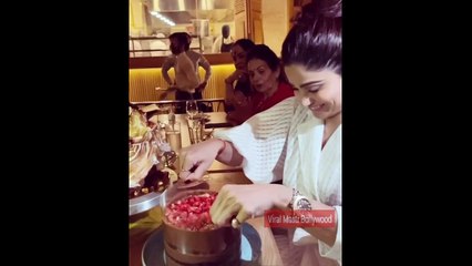 Shamita Shetty Cuts Pull Me Up Cake video viral