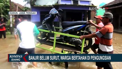 Ratusan Rumah Warga di Kudus Masih Terendam Banjir
