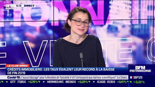 Le club BFM immo (1/2) : Les taux des crédits immobiliers égalent leur record à la baisse de fin 2019 - 03/02