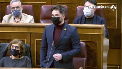 Rufián: "No van a convertir la Generalitat en un despacho de Moncloa"
