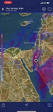 הדמיית אפיק ים סוף תחזית