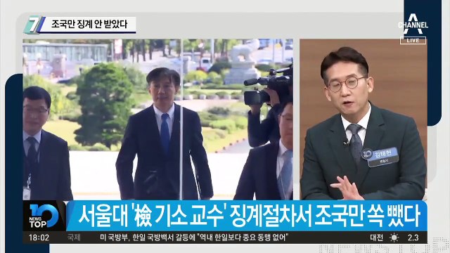 ‘기소 1년’ 조국만 징계 안 받았다