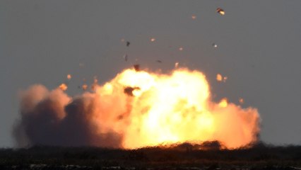 SpaceX’s Starship test flight ends in fiery crash, again