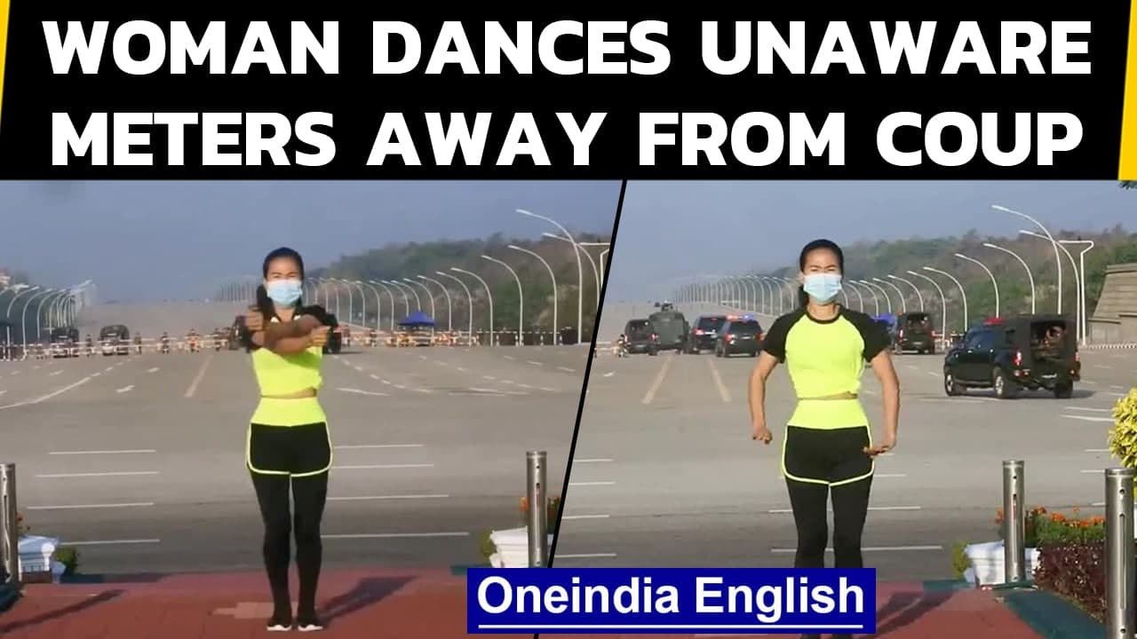 Video of Aerobics instructor dancing during military coup goes viral | Oneindia News
