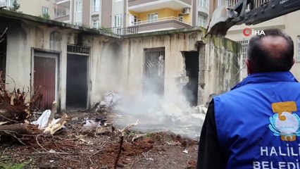 Şanlıurfa’da metruk yapılar yıkılıyor